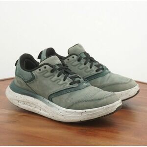 Keen Womens WK400 Trail Running Shoes Hiking Sneakers Green Leather Size 6.5